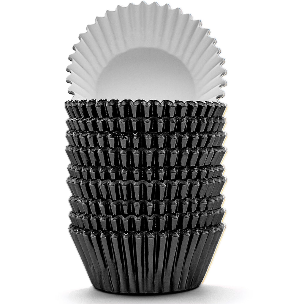 200 Pcs Gold Foil Cupcake Liners Standard Baking Cups Muffin Paper Cases