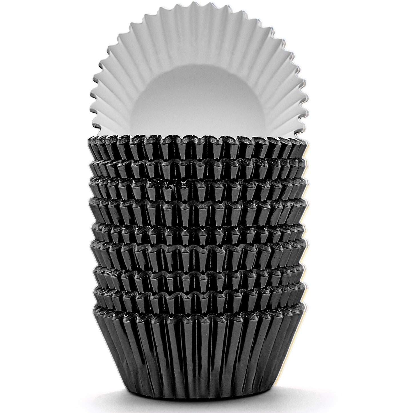 200 Pcs Gold Foil Cupcake Liners Standard Baking Cups Muffin Paper Cases