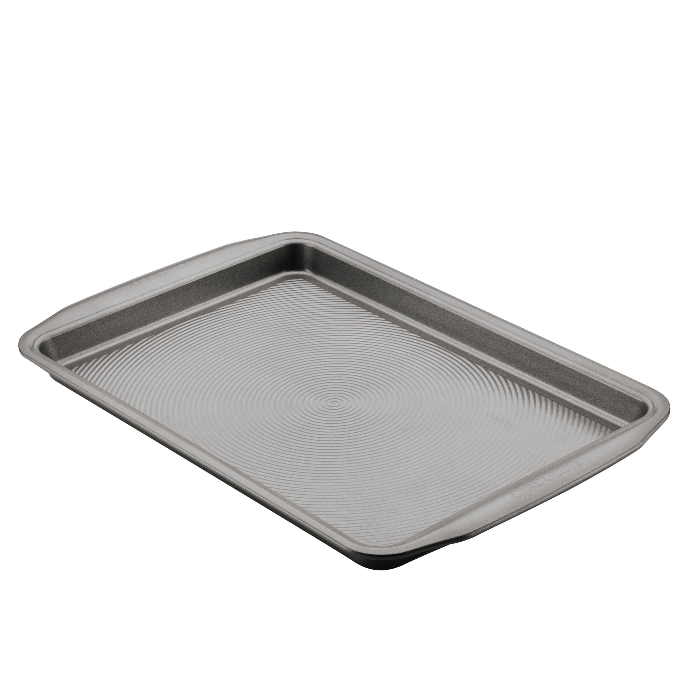 Circulon Nonstick Bakeware Set, Nonstick Cookie Sheet / Baking Sheet - 2 Piece, Gray