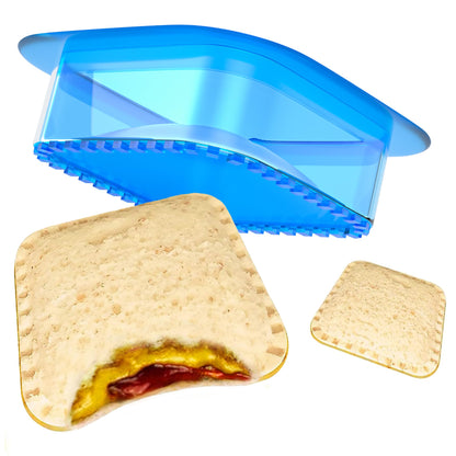 HiYZ Sandwich Cutter and Sealer - 5 PCS Decruster Sandwich Maker - Peanut Butter and Jelly Crustless Sandwich Bread Pancake Maker Cookie Cutter for Kids Children Boys Girls