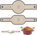Sourdough Silicone Bread Sling, Oval and Round Silicone Bread Sling for Dutch Oven, Nonstick＆Reusable Bread Baking Mat for Sourdough Transfer, 2 PCS Easy-To-Clean Bread Slings