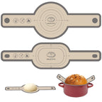 Silicone Bread Sling for Dutch Oven, 2 PCS Non-Stick & Easy Clean Reusable Silicone Bread Baking Mat with Long Handles, Easy to Transfer Sourdough Bread, BM02