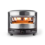 Піч для піци Solo Stove Pi Prime Outdoor - Газова піч для піци на пропані - Портативна піч для піци з поверхнею для приготування з кордієритового каменю - Напівкупольна конструкція - Широкий отвір - Нержавіюча сталь