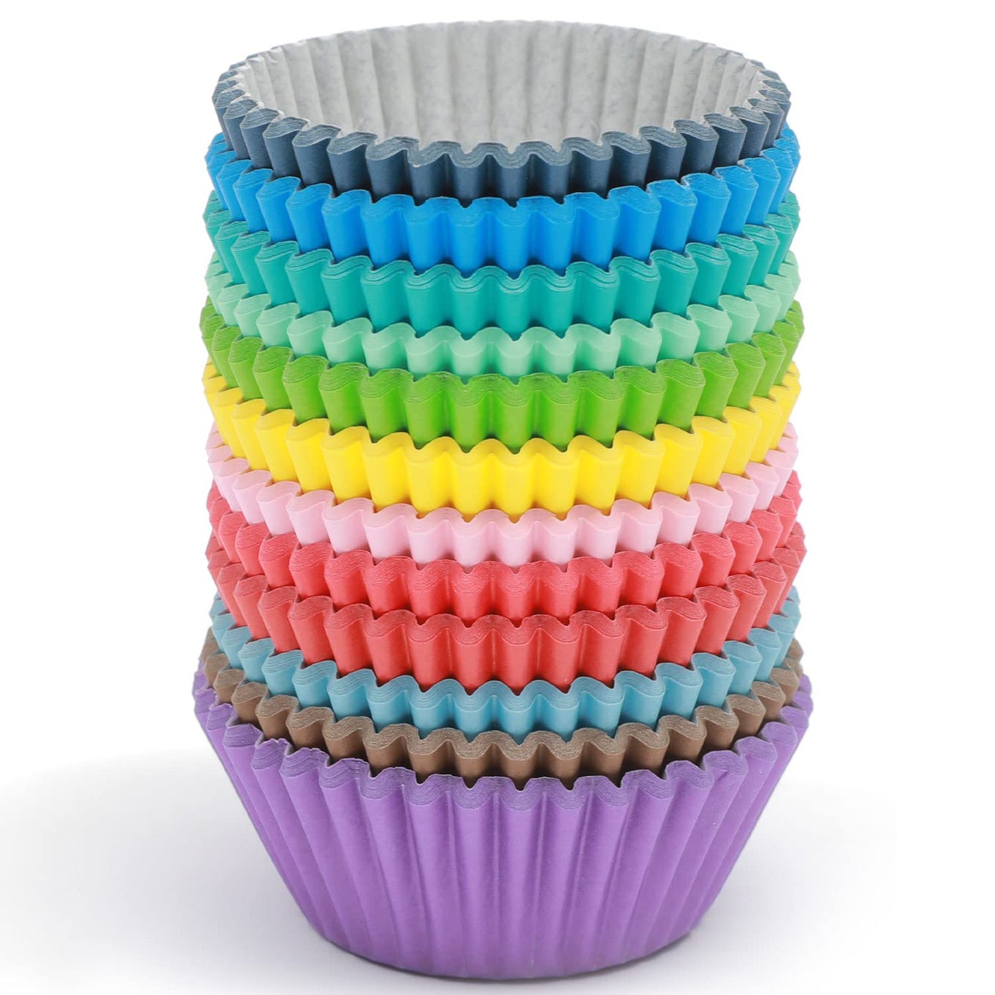 qiqee Cupcake Liners Cupcake Cups 300-Count Food Grade Gradient Design Cupcake Papers Baking Cups Cupcake Wrappers