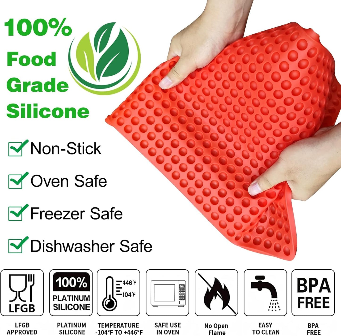 Palksky 468-Cavity Mini Round Silicone Mold/Chocolate Drops Mold/Dog Treats Pan/Semi Sphere Gummy Candy Molds for Ganache Jelly Caramels Cookies Pet Treats Baking Mold (1 Cavity - 0.02 Oz)