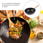 ABOOFAN Small Wok Stir Fry Pan Chinese Wok with Round Bottom Wok Chinese Pow Wok 20cm Japanese Cookware Single Person Wok for Kitchen