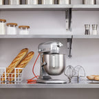 Mikser kuchenny KitchenAid KSM8990CU 8-kwartowy, 10-biegowy, z napędem przekładniowym, Contour Silver