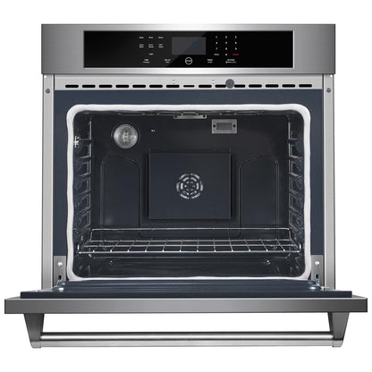 AAOBOSI Wall Oven 30 inch Single Wall Ovens Electric Built-in Convection Oven, 3800W, 4.8 Cu. Ft. Broil Bake Roast Function, LED Display, Touch Control, Safety Lock, Timer for Kitchen Cabinetry