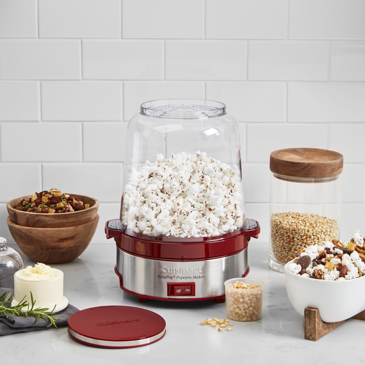 Cuisinart CPM-700P1 EasyPop Popcorn Maker, Red