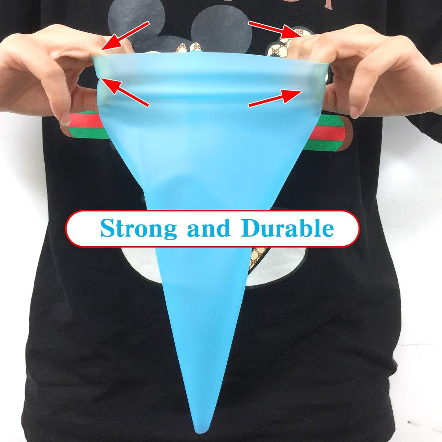 Reusable Piping Bags,6 Silicone Pastry Bags In 3 Size (12"+14"+16"),6 Icing Couplers For Standard Tips,6 Frosting Bag Ties Cake Decorating Supplies For Cupcakes,Cookies,Candy and Cake Decorating