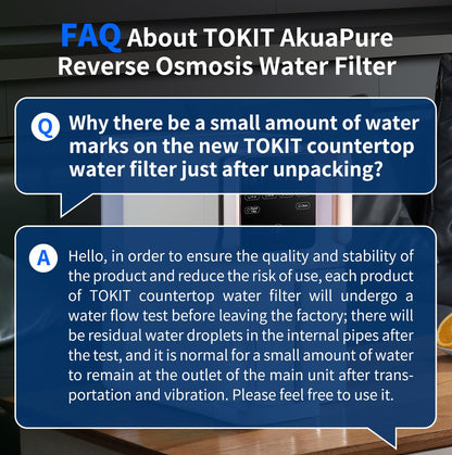 TOKIT Reverse Osmosis Water Filter Countertop, NSF/ANSI 58,T1 RO Whole House Water Filtration System with Alkaline Remineralization Filter, Dual 1.4L Pure Water Pitchers, No Installation