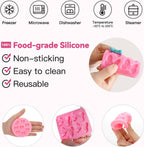 3 Pcs Bow Silicone Mold Fondant Bow Mold Chocolate Candy Cake Pop Molds Bow Molds for Cake Decorating, DIY Desserts, Fondant,Clay