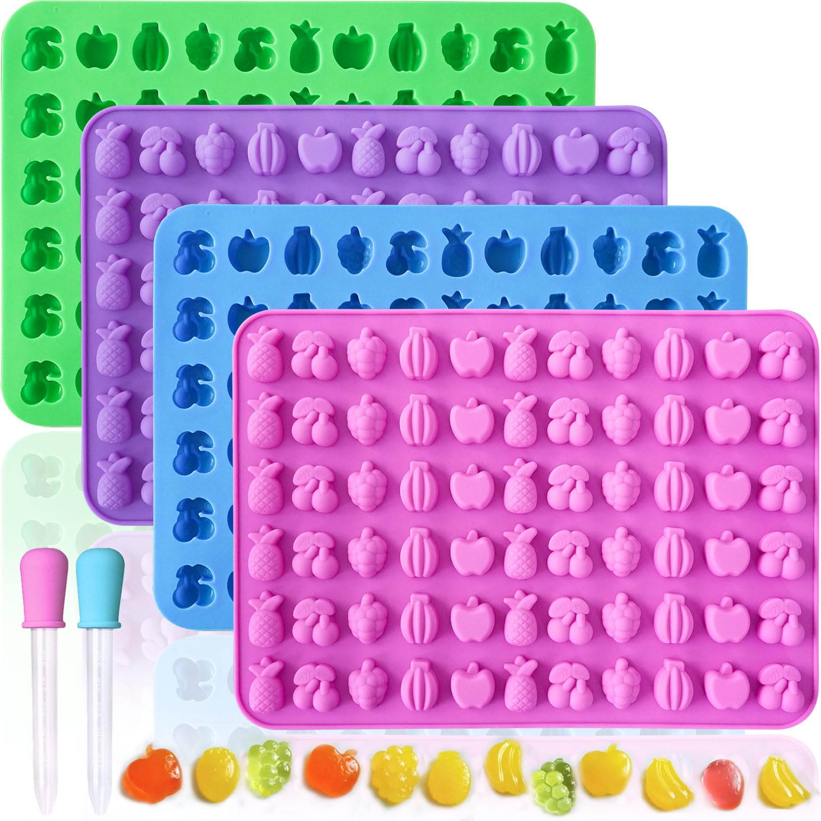 HKNMTT Chocolate Bar Molds Silicone, Large Stuffed Dubai Pistachio Deep Bar Moulds Kit 1 Inch Thick Big Pack of 2, Ideal for Homemade Making Bar Candy Bar Bpa Free DIY