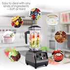 Blender profesjonalny blender stołowy, 2200 W szybki blender do koktajli i smoothie, blender komercyjny z timerem, 68OZ dzbanek Tritan bez BPA, urządzenie do smoothie BATEERUN 8 ostrzy