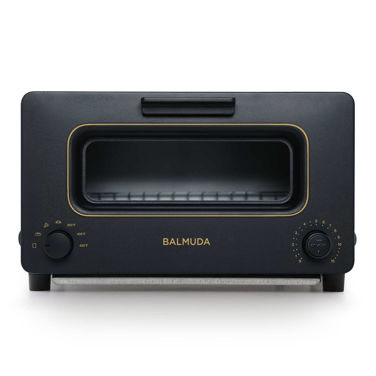 BALMUDA Toster | Toster parowy | 5 trybów gotowania: chleb kanapkowy, chleb rzemieślniczy, pizza i ciastka, piekarnik | Precyzyjna kontrola ciepła | Technologia parowa | Blacha do pieczenia | Wersja amerykańska | Czarny