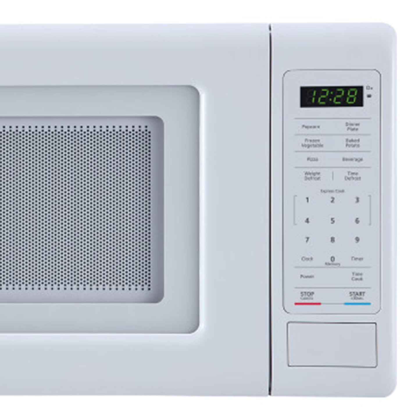 Magic Chef MC77MW Countertop Microwave Oven, Small Microwave for Compact Spaces, 700 Watts, 0.7 Cubic Feet, White