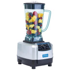 Winco XLB-1000 68 oz. Commercial Electric Accelmix 2 HP Blender - 120V, 1450 W, Gray