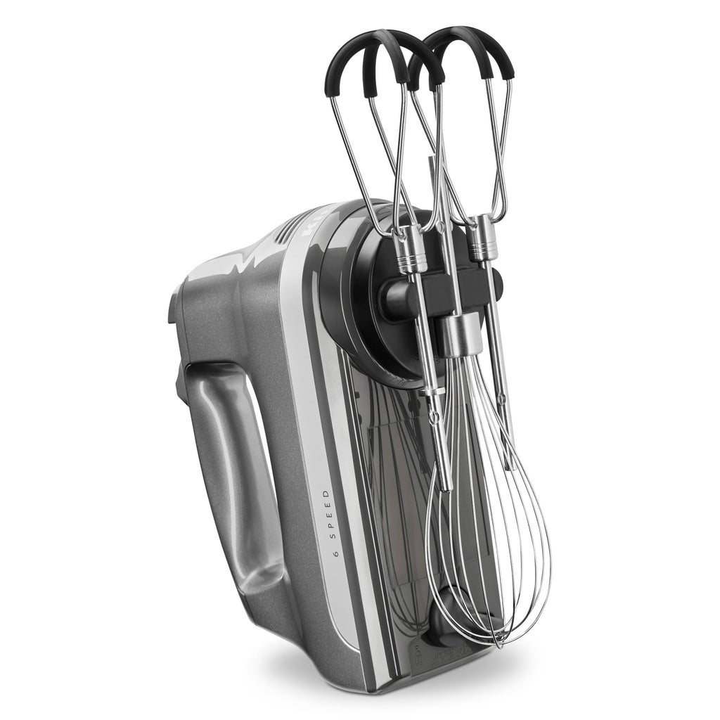 Mikser ręczny KitchenAid 6 prędkości z mieszadłami Flex Edge - KHM6118