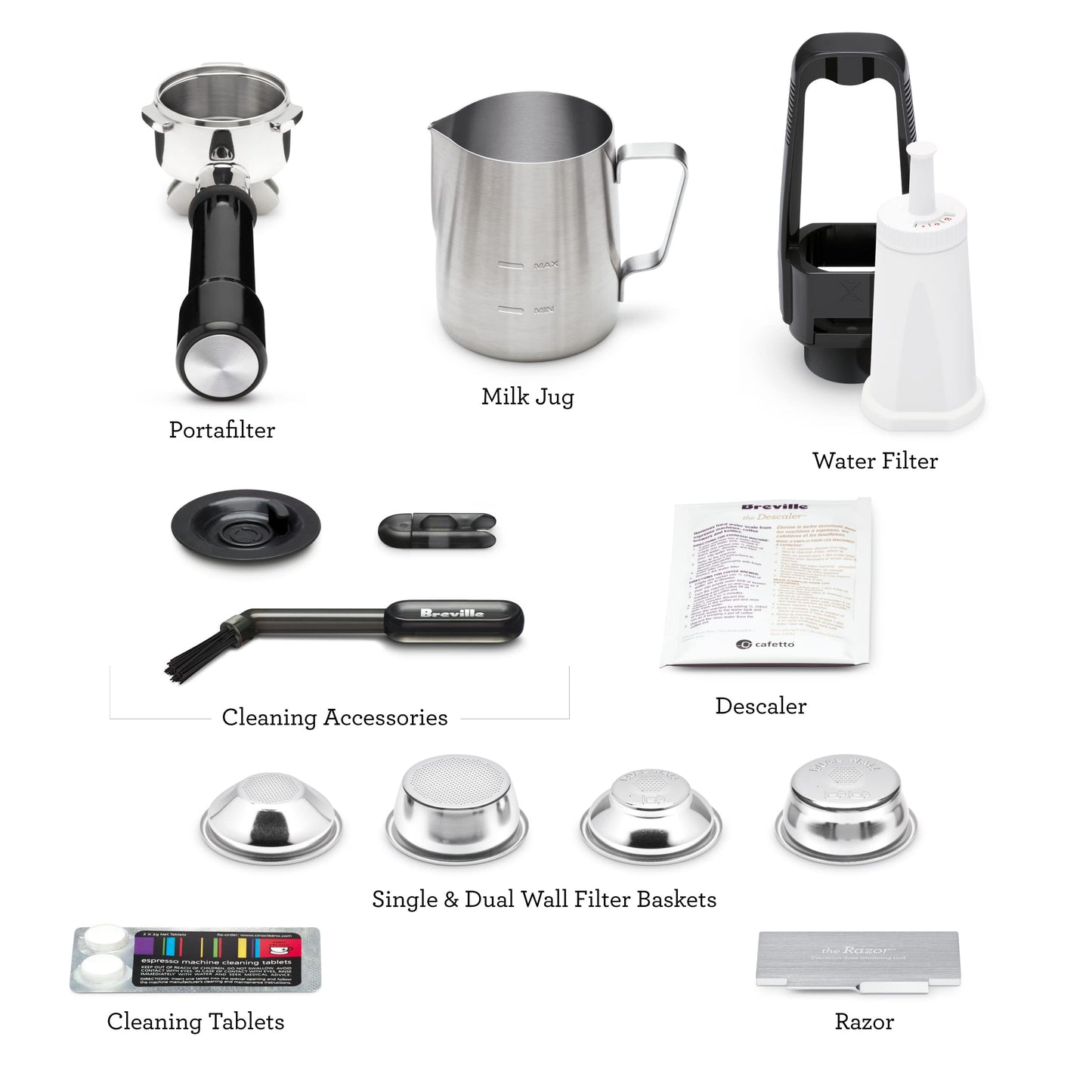 Breville the Barista Touch Impress Espresso Machine with Grinder & Milk Frother, Espresso Maker with Assisted Tamping, Cappuccino & Latte Machine for Home, BES881BSS, Brushed Stainless Steel