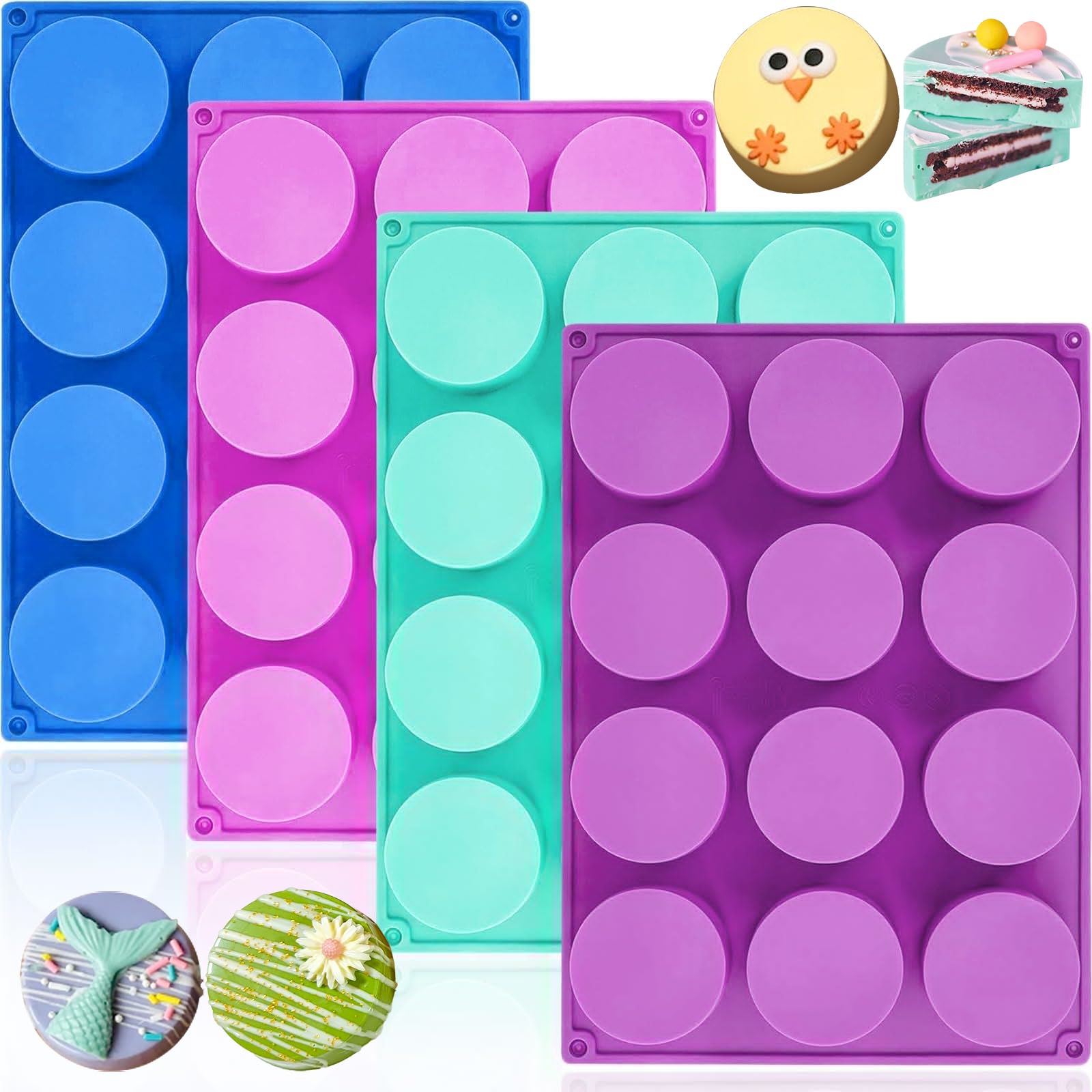 HKNMTT Chocolate Bar Molds Silicone, Large Stuffed Dubai Pistachio Deep Bar Moulds Kit 1 Inch Thick Big Pack of 2, Ideal for Homemade Making Bar Candy Bar Bpa Free DIY