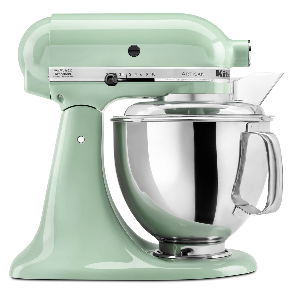 Mikser stojący KitchenAid Artisan Series 5 Quart Tilt Head z osłoną do wylewania KSM150PS, pistacja