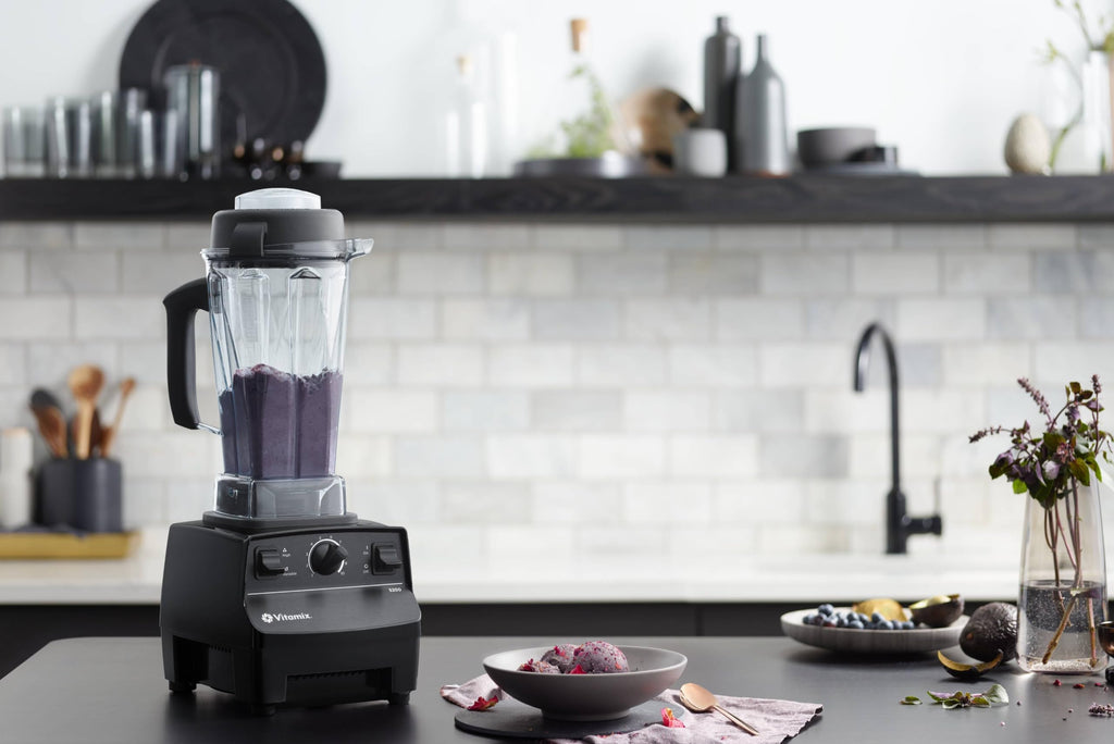 Блендер Vitamix 5200, професійного класу, контейнер, самоочисний, 64 унції, чорний/сірий