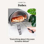 Piec do pizzy Gozney Roccbox Outdoor, szary, przenośny, opalany gazem i drewnem, klasy restauracyjnej