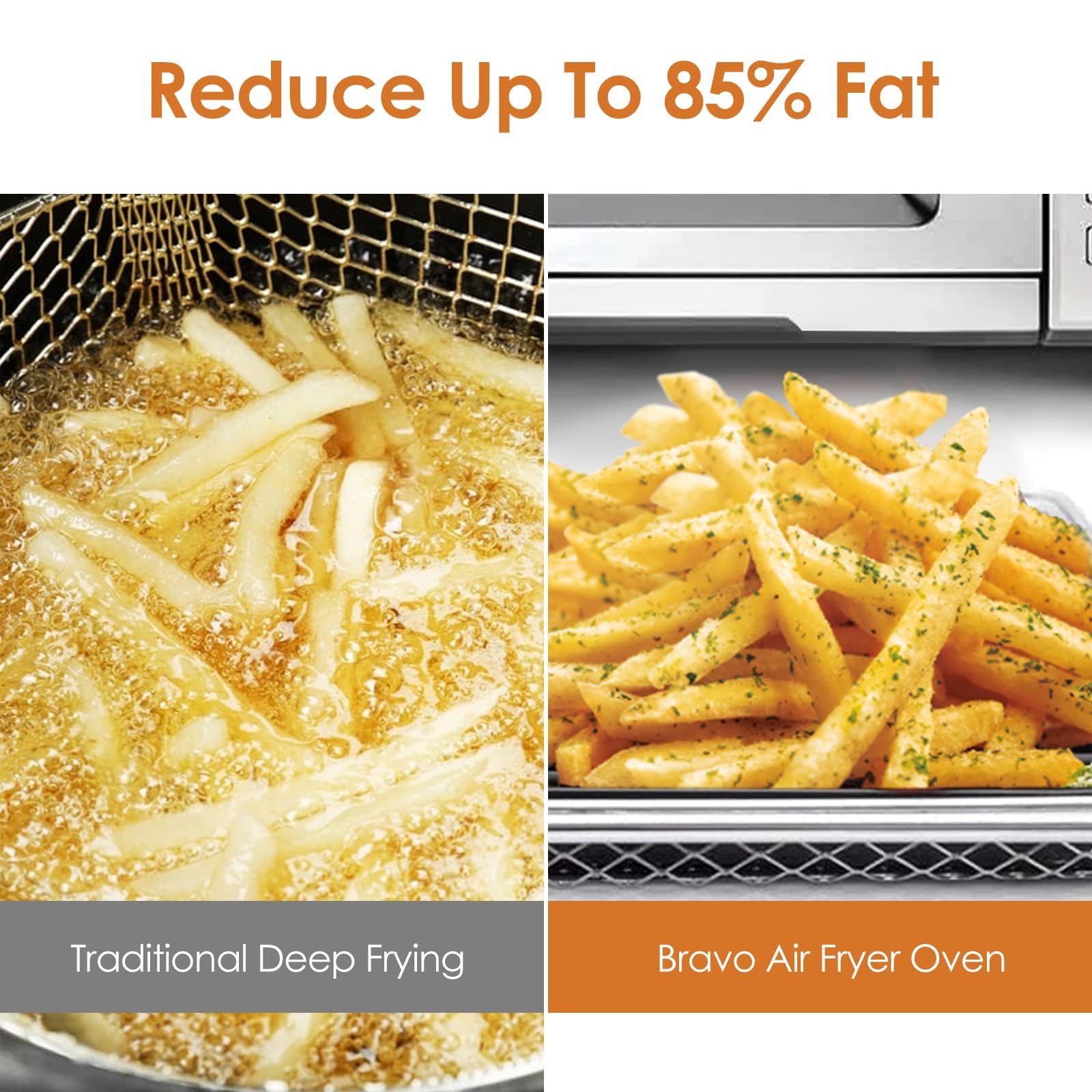 Nuwave Bravo XL Air Fryer Toaster Smart Oven, 12 w 1, kombinacja grilla/płyty do pieczenia, pojemność 30 qt XL, 50°F-500°F regulowana w precyzyjnych odstępach co 5°F, zintegrowany inteligentny termometr, technologia Linear T