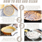 EIMMBD 2.2 LB Ceramic Pie Weights Baking Beans,10mm pie weights for Baking Blind Natural Reusable Pie Crust Weights with Wheat Straw Container (Beige)