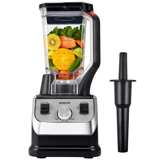 GATGOODS 72 Oz Large Blender - 2200W Professional Blender, Smoothie Blender, High Speed Commercial Blender, Blenders for Kitchen, Heavy Duty, Self-Cleaning, Variable Speed, Dishwasher Safe