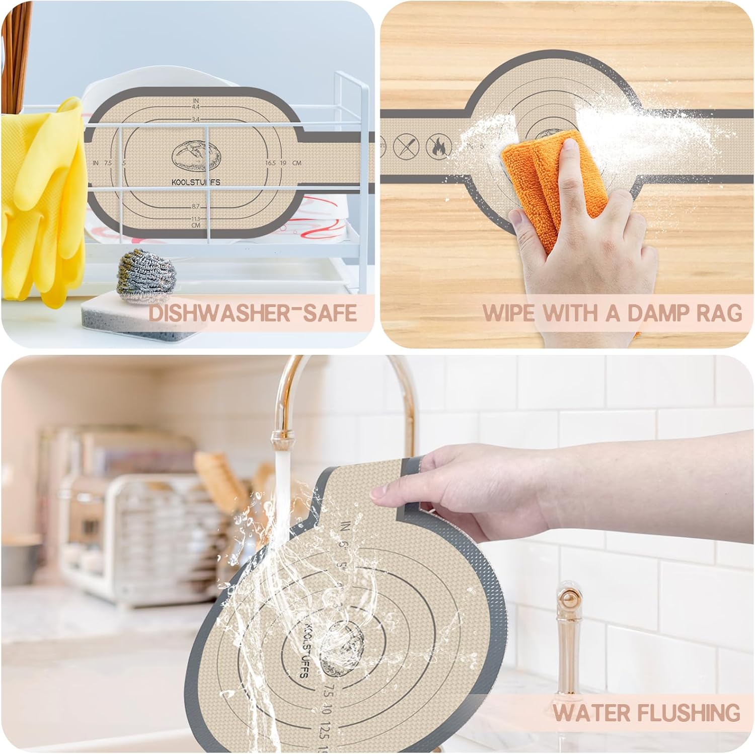 Sourdough Silicone Bread Sling, Oval and Round Silicone Bread Sling for Dutch Oven, Nonstick＆Reusable Bread Baking Mat for Sourdough Transfer, 2 PCS Easy-To-Clean Bread Slings