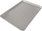 Nordic Ware Naturals Extra Large, 21 x 15 inch Baking Set - USA Made Aluminum Commercial Quality Pan for Baking or Roasting, Encapsulated Galvanized Steel Rim Prevents Warping, 2pk Big Sheet