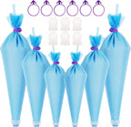 Piping Bags, Reusable Pastry Bags, Silicone Icing Bags In 3 Size (12"+14"+16"), 6 Icing Couplers For Standard Tips, 6 Frosting Bag Ties Cake Decorating Bags