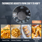WESTLAKE Commercial Gas Deep Fryer, Stainless Steel Free Standing Floor Frye with Baskets 3 Tube 90000 BTU 40LB for Restaurants