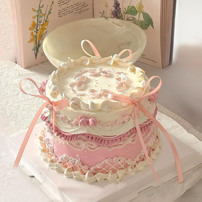 20 Pack Bow Cupcake Toppers Birthday Bowknot Ribbons Coquette Pink Bow High Footed Cup Balloon Wall Party Decorations Bridal Cake Dessert Picks Baby Girl Boy Wedding Party Supplies pink1