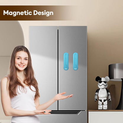 Bread lame for Dough, Magnetic & Reusable Bread Lame Dough Scoring Tool, Anti-Slip Handle with Long Retractable Razor blades, Sourdough Scoring tool for Bread Making (Blue)