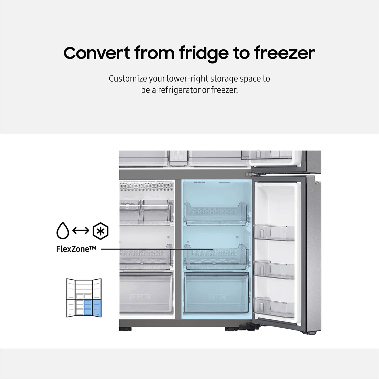 SAMSUNG 29 Cu Ft Smart 4-Door Flex Refrigerator w/ Family Hub and Alexa Built-In, Beverage Center, Dual Ice Maker, Energy Star Certified, RF29A9771SR/AA, Fingerprint Resistant Stainless Steel