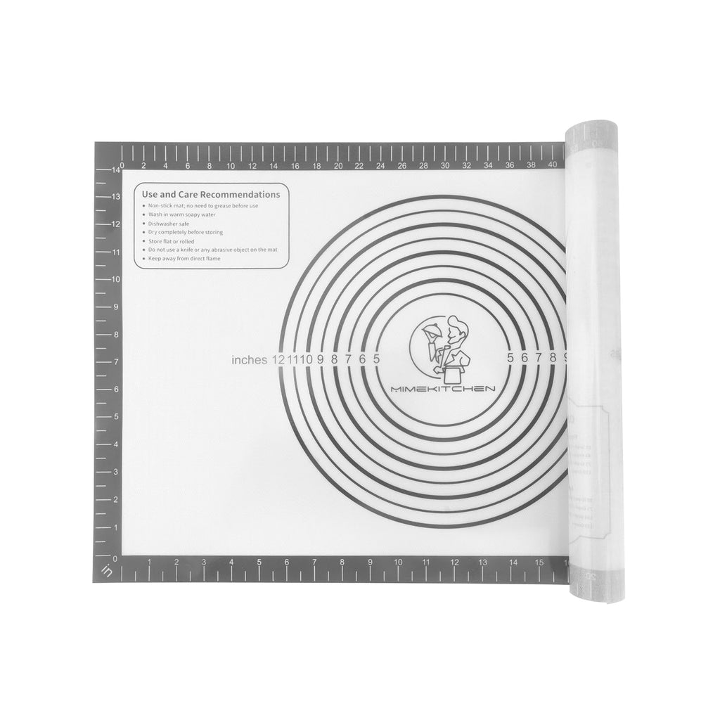 Silicone Baking Mat, Non Stick Pastry Mat Sheet for Dough Rolling, Nonslip Fondant/Pie Crust Mat, Counter Mat Oven Liner Mat for Making Cookies Macarons Bread Baking Supplies Extra Large 26 x 16 Inch