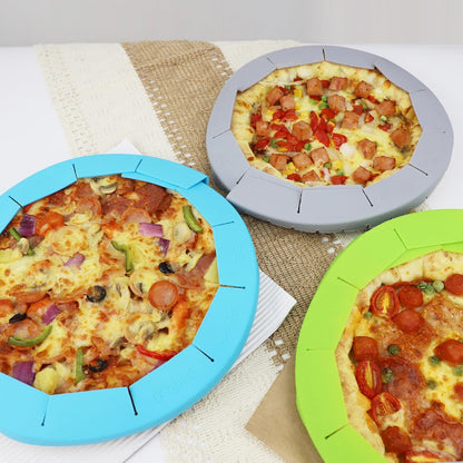 Feilifan Silicone Pie Protectors, Adjustable Silicone Pie Crust Shield Reusable Pie Edge Protector Protector Kitchen Tool for Baking Pie Fit 8" - 11.4" Diameter Pies (2 Pack, Green)