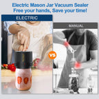 Zestaw do zgrzewania próżniowego słoików Mason LOVE MOMENT Electric Mason Jar do słoików Mason o szerokim i regularnym otworze