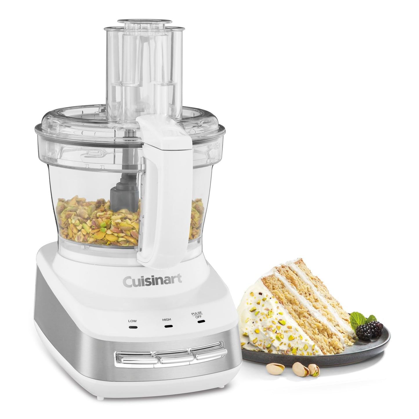 Cuisinart FP-110 Core Custom 10-Cup Multifunctional Food Processor, White and Stainless