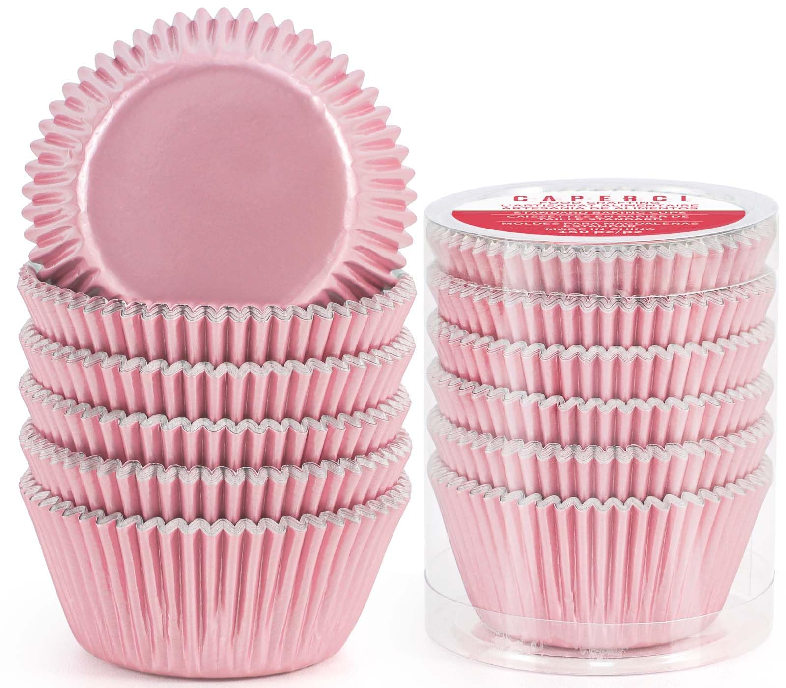 Caperci Standard Cupcake Liners Gold Foil Muffin Baking Cups 150-Pack - Premium Greaseproof & Sturdy Cupcake Papers