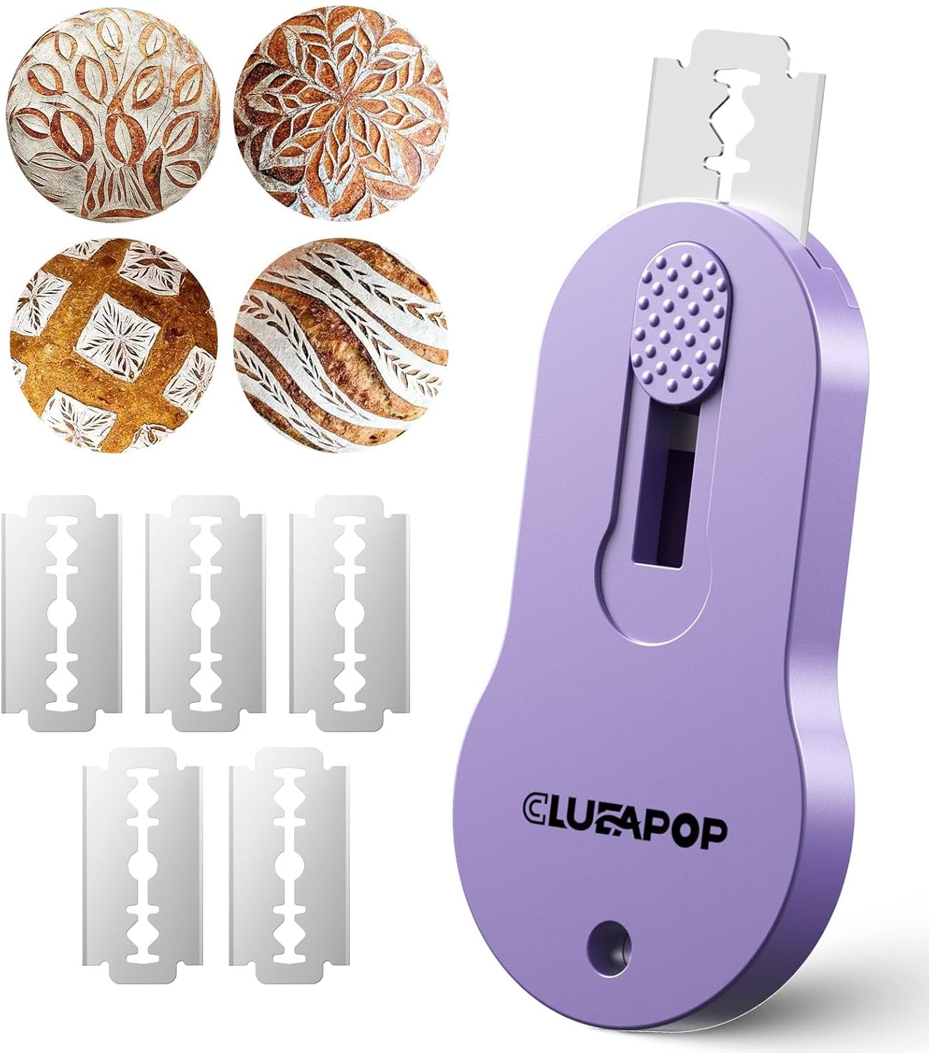 Bread Lame Sourdough Scoring Tool, Extractable & Magnetic Lame Scoring Tool, Bread Dough Cutter Slashing Razor Tool, Bread Scoring Tool for Sourdough Bread Baking - Scoring Knife
