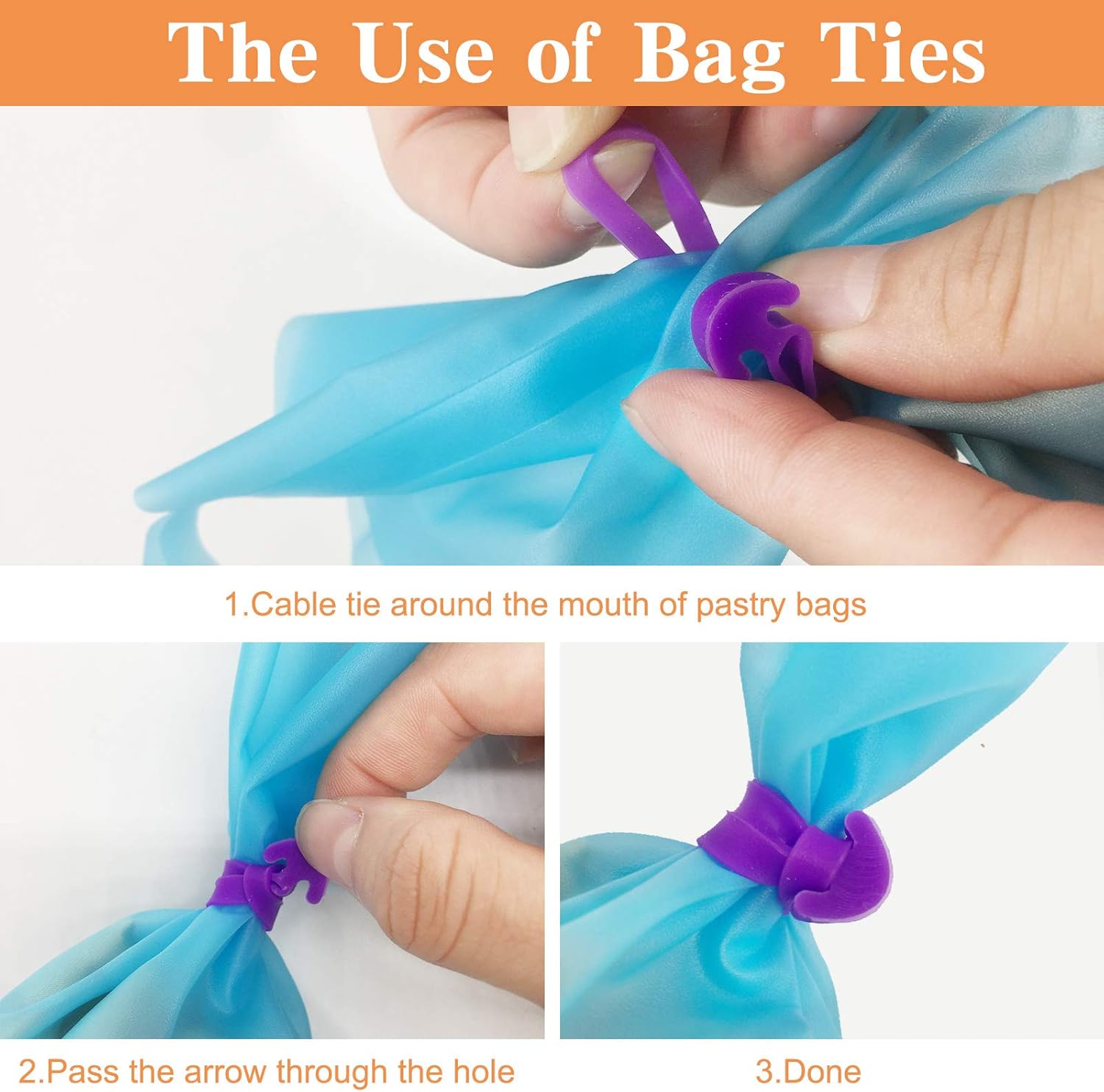 Reusable Piping Bags,6 Silicone Pastry Bags In 3 Size (12"+14"+16"),6 Icing Couplers For Standard Tips,6 Frosting Bag Ties Cake Decorating Supplies For Cupcakes,Cookies,Candy and Cake Decorating