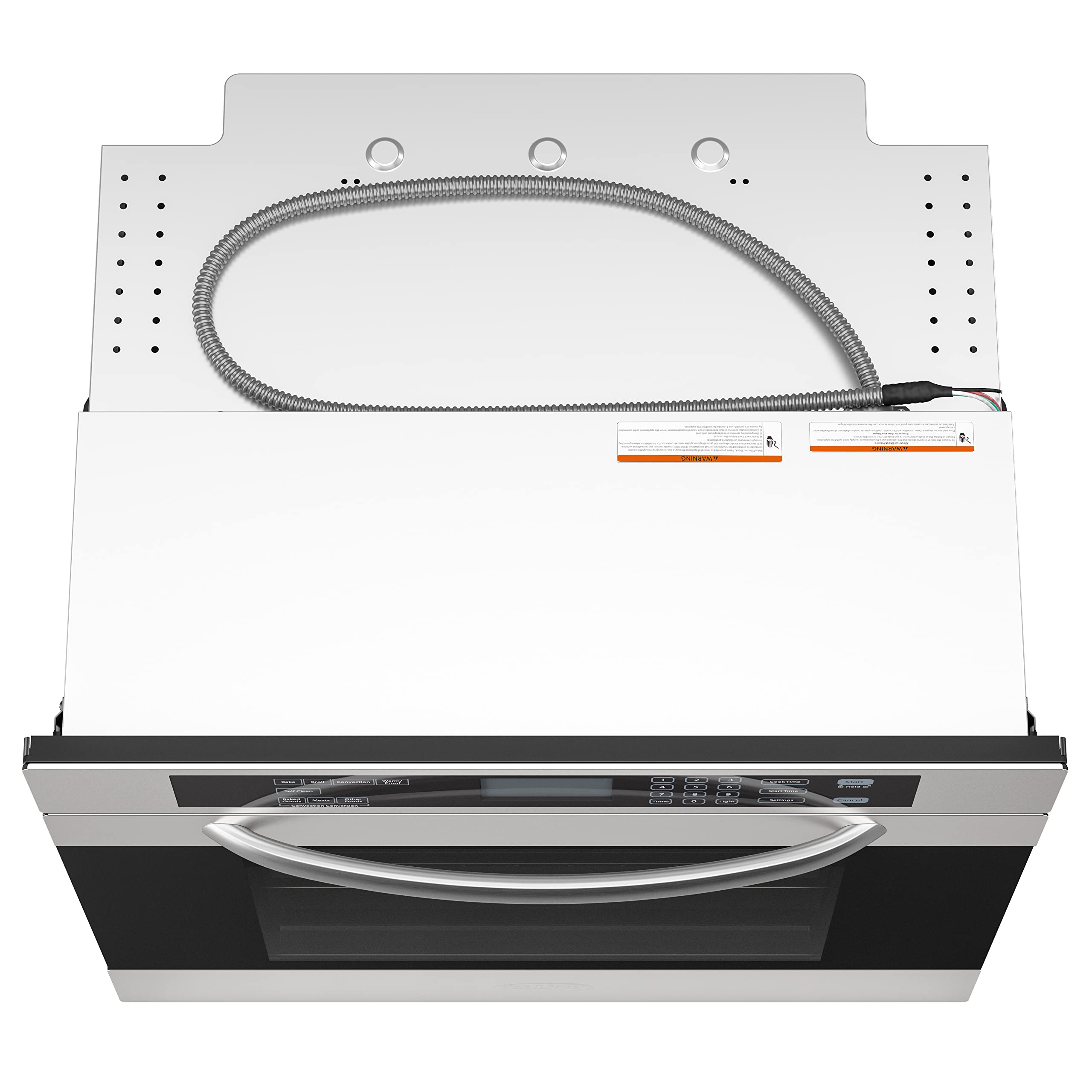 KoolMore KM-WO30S-SS 30-Inch 5 Cu. Ft. Electric Premium Single Wall Quiet, Rapid Convection, 7 Cook and Baking Modes, Large Capacity Oven, Stainless-Steel Unit, Self-Cleaning, Silver