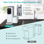 SimPure Y9A Countertop Reverse Osmosis Water Filter, Remineralization pH Balance 300 GPD 6 Stage Purification with UV, RO Water Filtration System, Portable Water Purifier, No Installation