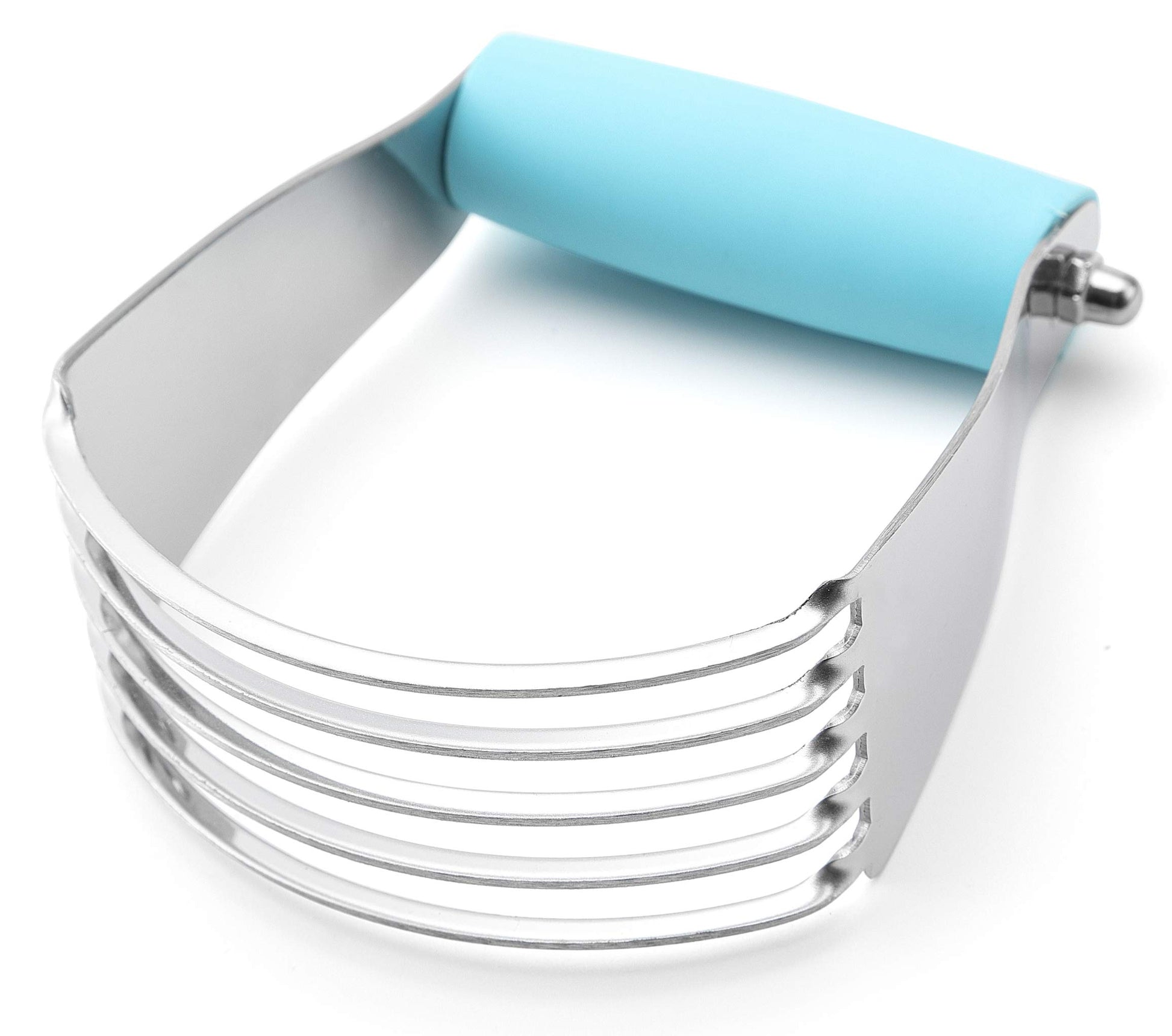 Spring Chef Dough Blender, Top Professional Pastry Cutter with Heavy Duty Stainless Steel Blades, Medium Size, Black