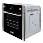 Piekarnik ścienny Magic Chef Single Electric z funkcją konwekcji do gotowania i pieczenia, 24"