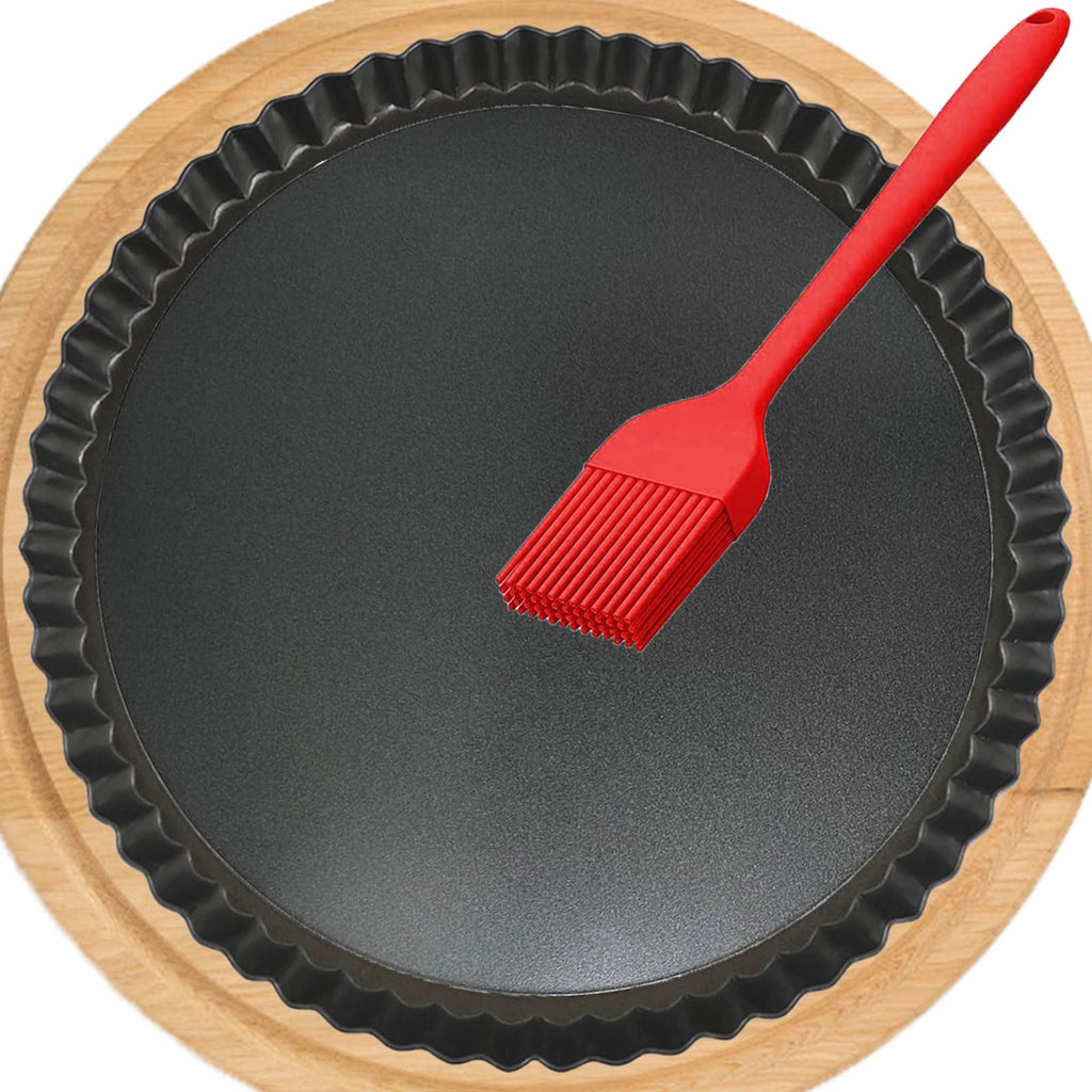 DATANYA 8 Pack Mini Tart Pans 4 Inch with Removable Bottom Round Nonstick Quiche Pan, Heavy Duty Fluted Side for Pies, Mousse Cakes, Dessert Baking (4 Inch 8pcs)