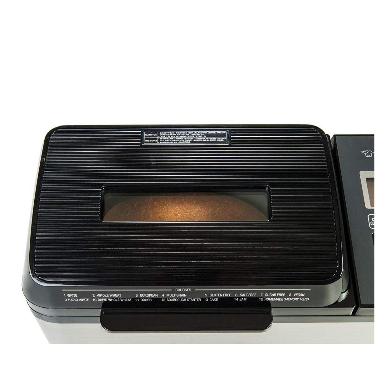 Zojirushi BB-PDC20BA Home Bakery Virtuoso Plus Breadmaker, bochenek chleba o wadze 2 funtów